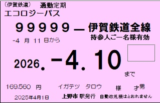 年間フリーパス発売中写真